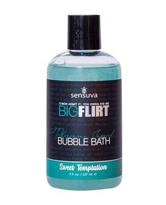 Sensuva Big Flirt Pheromone Bubble Bath - 8oz Sweet Temptasion