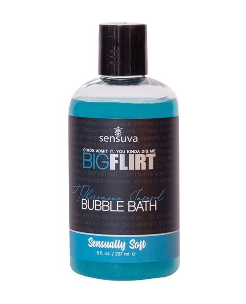Sensuva Big Flirt Pheromone Bubble Bath - Sensually Soft 8 oz.