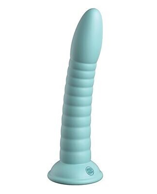 Dillio Platinum 7&quot; Wild Thing Silicone Dildo - Teal