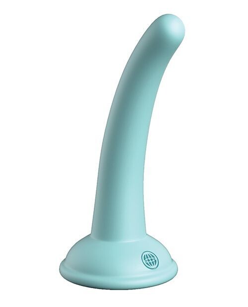 Dillio Platinum 5&quot; Curious Five Silicone Dildo - Teal