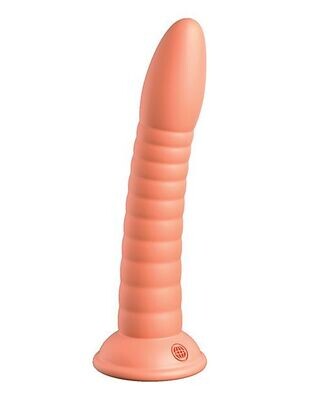 Dillio Platinum 7&quot; Wild Thing Silicone Dildo - Peach