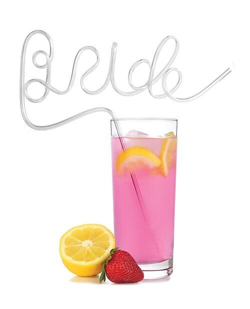 Glitterati Bride Straw