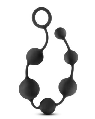 Blush Anal Adventures Platinum Silicone Anal Beads - Large