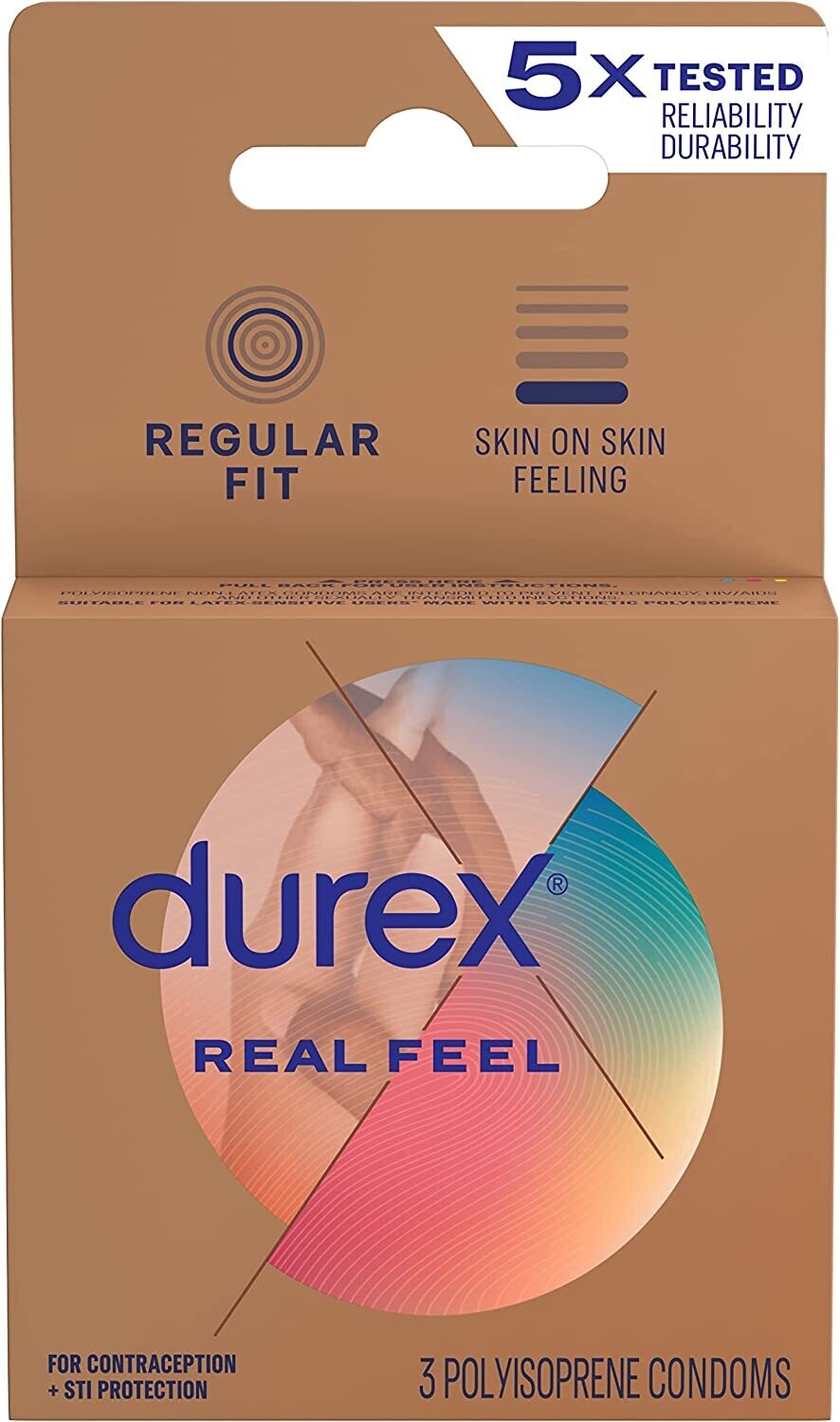 Durex Real Feel Condoms 3 Pack