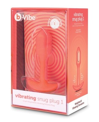 b-Vibe Vibrating Snug Plug Small - Orange