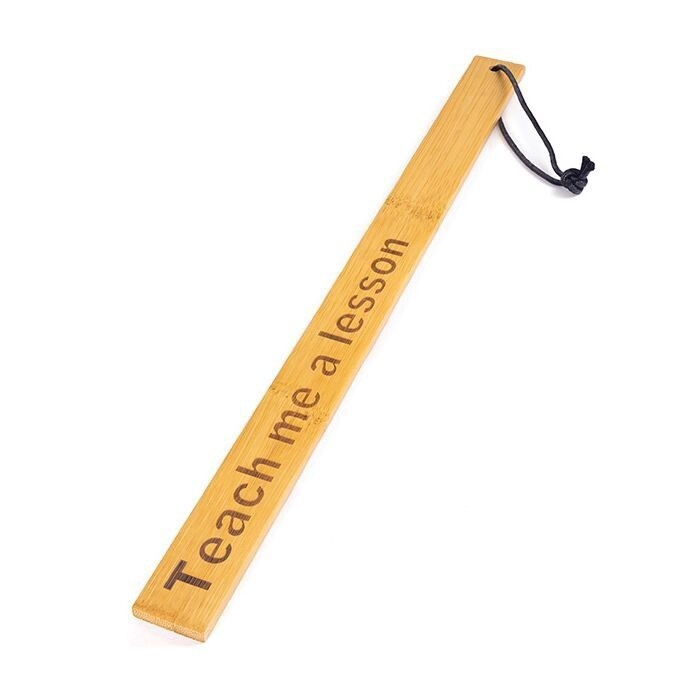 Spartacus Bamboo Paddle - Teach Me A Lesson