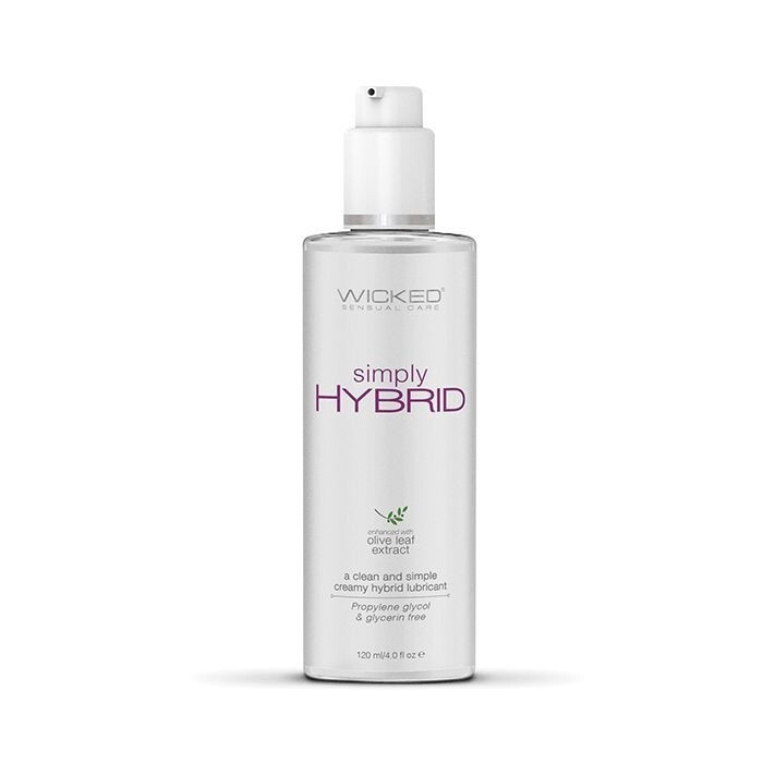 Wicked Sensual Care Simply Hybrid Lubricant - 4 oz.