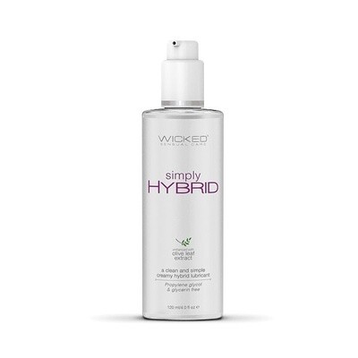 Wicked Sensual Care Simply Hybrid Lubricant - 4 oz.