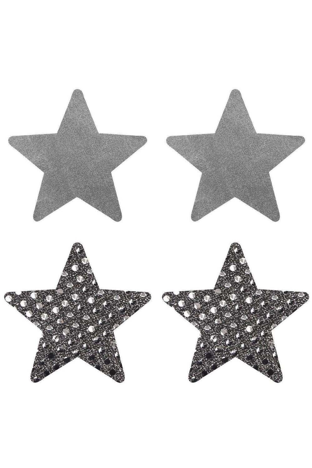 Peekaboos Dark Angel Stars - Silver