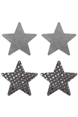 Peekaboos Dark Angel Stars - Silver