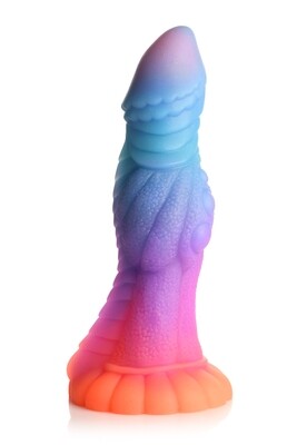 Creature Cocks Galactic Cock Alien Creature Silicone Dildo - Glow in the Dark