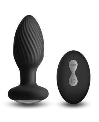 Renegade Alpine Rechargeable Remote Gyrating Plug- Black