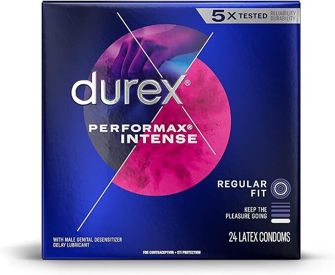 Durex Performax Intense Condoms 3 Pack