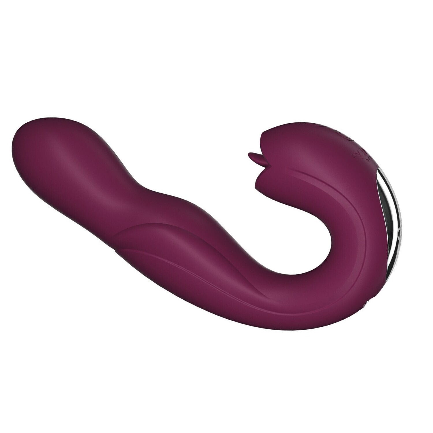 Joi Rotating Head G-Spot Vibrator &amp; Clit Licker - Purple