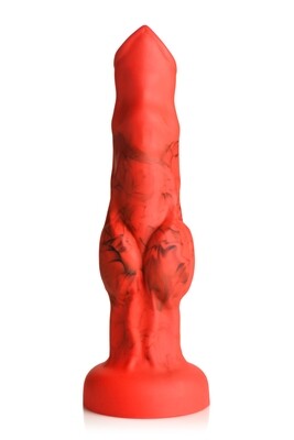 Creature Cocks Fire Hound Silicone Dildo - Medium