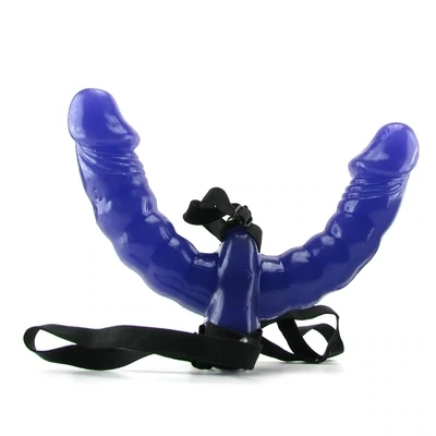 Fetish Fantasy Double Delight Strap-On Harness w/Dildo