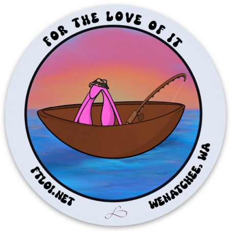 FTLOI Die Cut Sticker - Little Man in the Boat