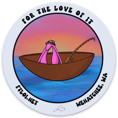 FTLOI Die Cut Sticker - Little Man in the Boat