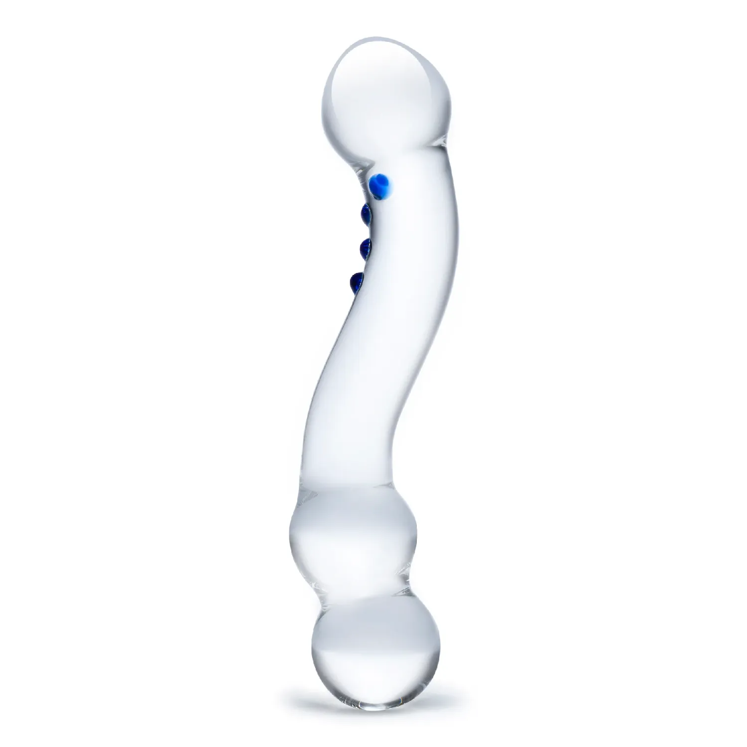 Glas Curved G Spot 6&quot; Glass Dildo