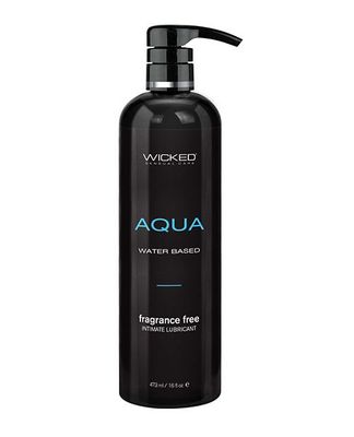 Wicked Sensual Care Aqua Waterbased Lubricant - 16 oz