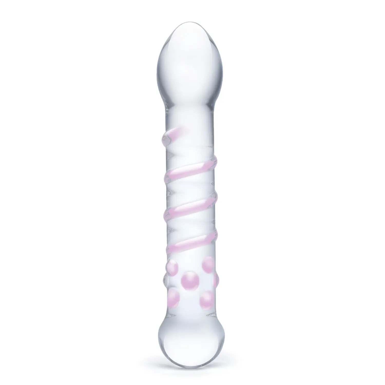 Glas Spiral Staircase 7.25&quot; Glass Dildo