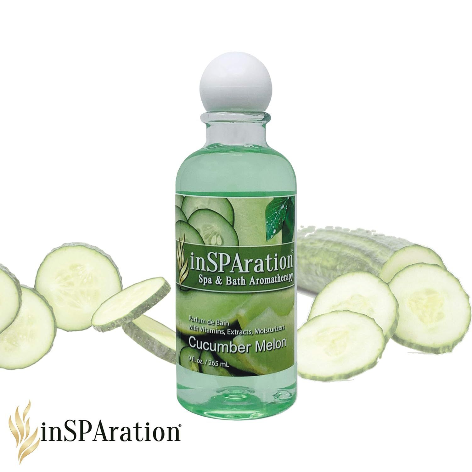 InSPArations Aromatherapy Spa/Hot Tub Oil - Cucumber Melon 9 oz.