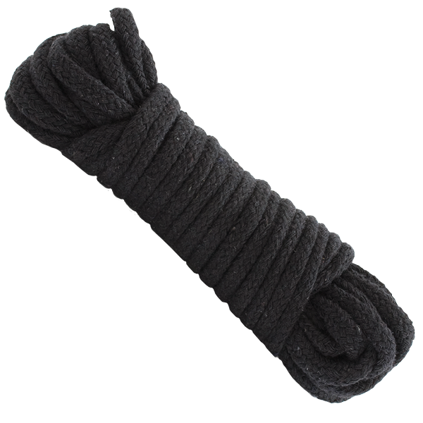 Japanese Bondage Cotton Rope - Black