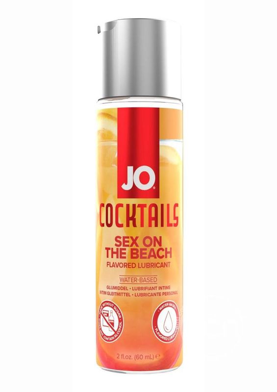 System JO Cocktails Water Based Flavored Lubricant - Sex on the Beach 2oz