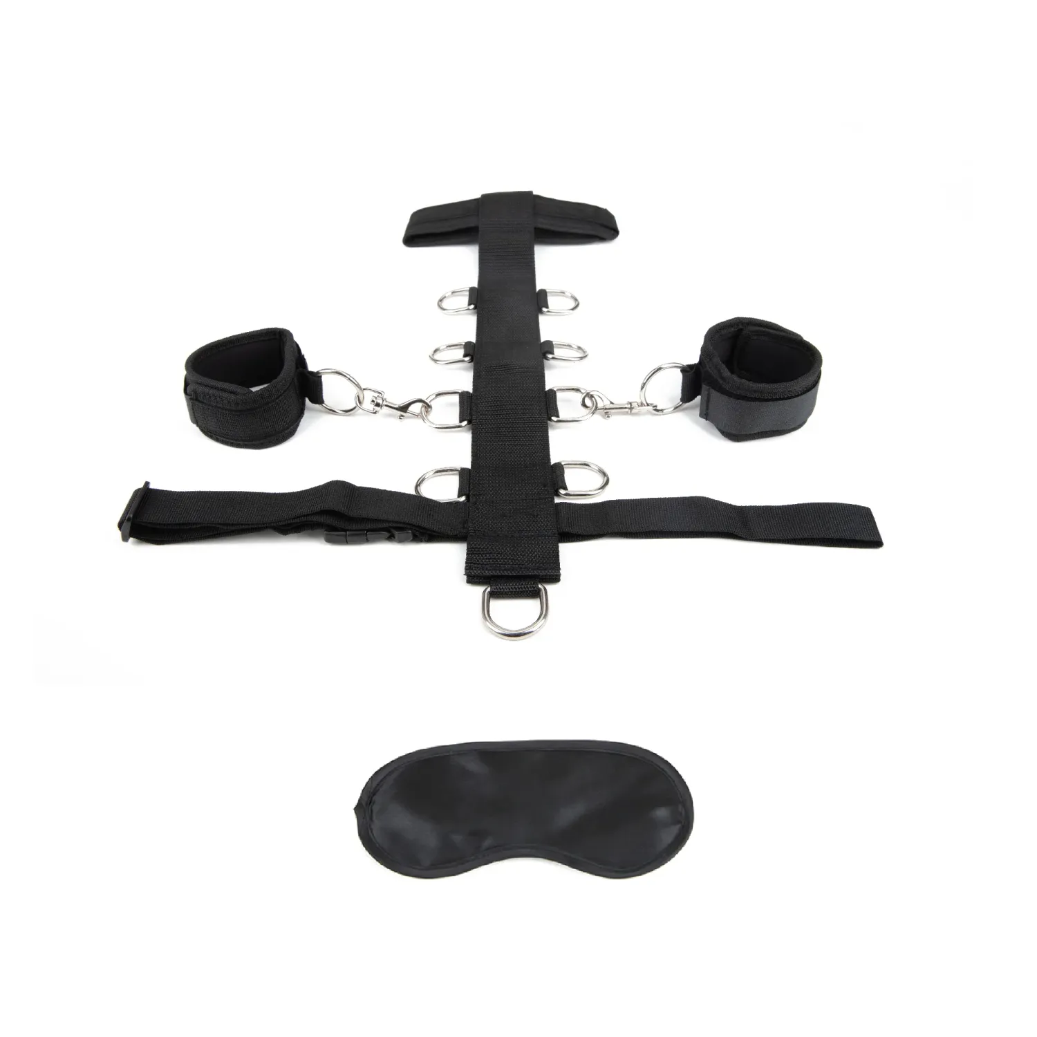 Lux Fetish 3pc. Adjustable Neck &amp; Wrist Cuffs