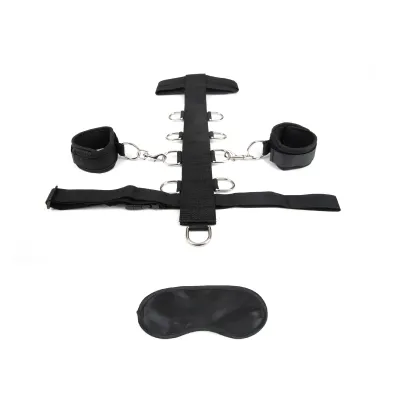 Lux Fetish 3pc. Adjustable Neck &amp; Wrist Cuffs