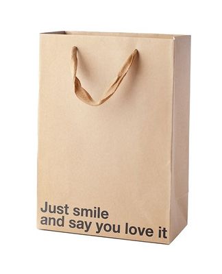 Wood Rocket Just Smile and Say You Love It Gift Bag