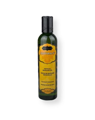 Kama Sutra Naturals Massage Oil - Coconut Pineapple 8 oz.