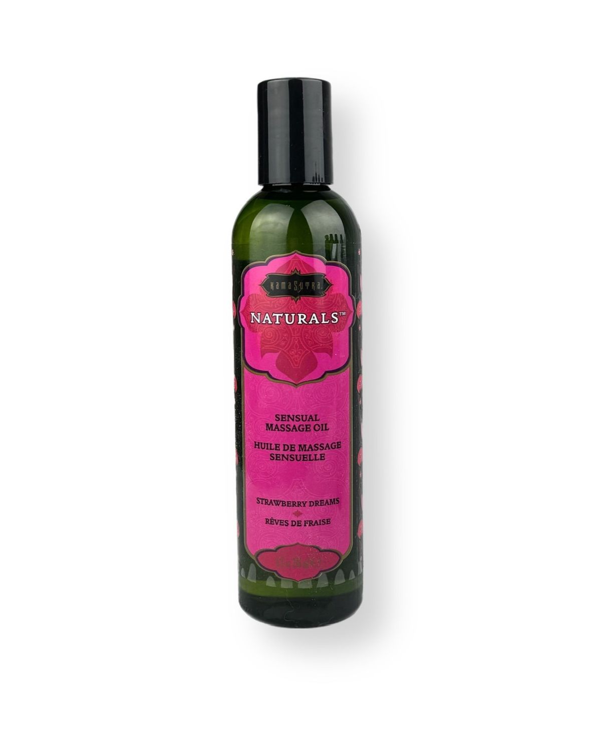 Kama Sutra Naturals Massage Oil - Strawberry Dreams 8 oz.
