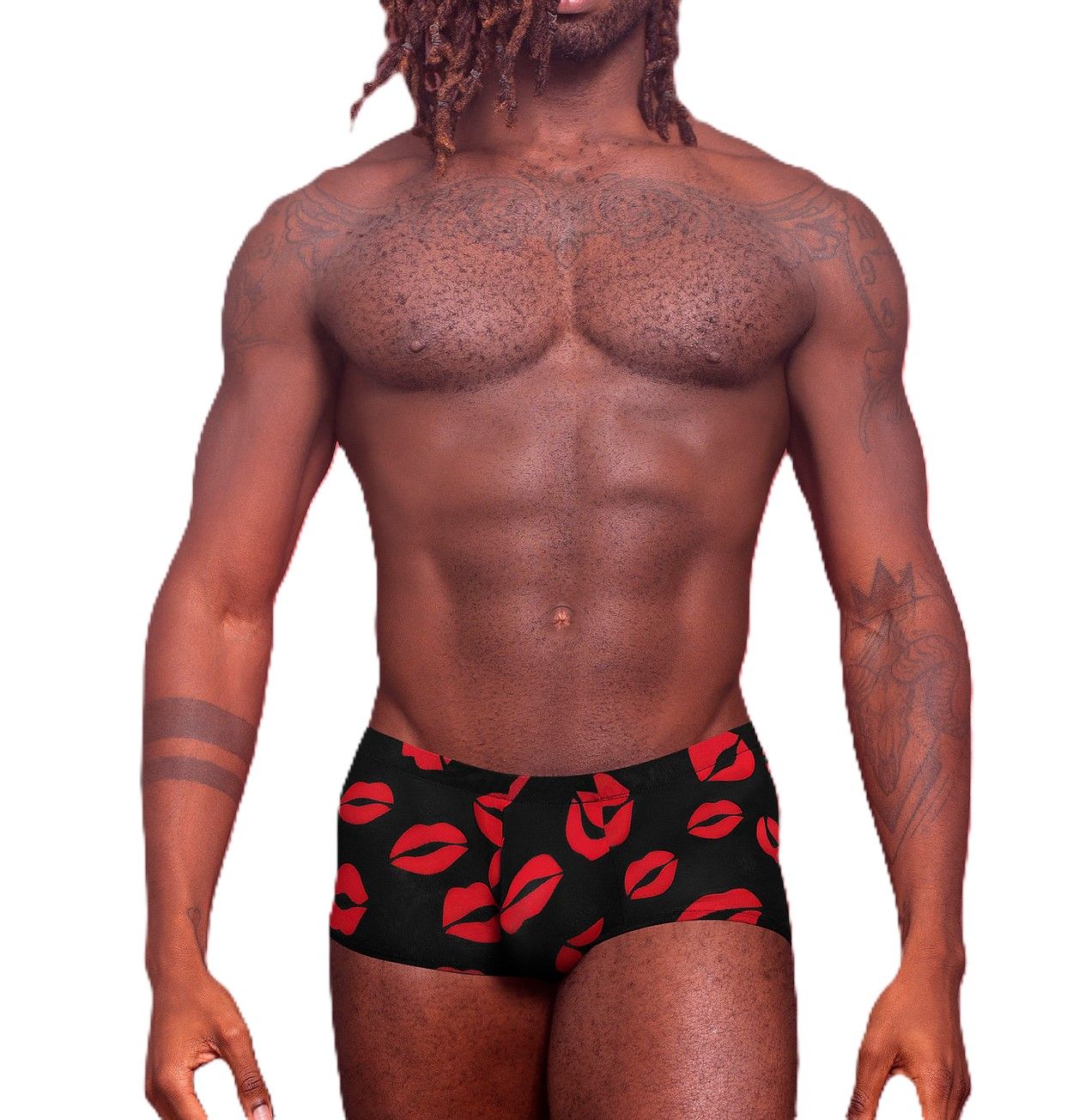 Male Power Kiss Me Mesh Mini Short