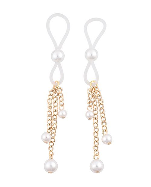 Sex &amp; Mischief Pearl Nipple Ties