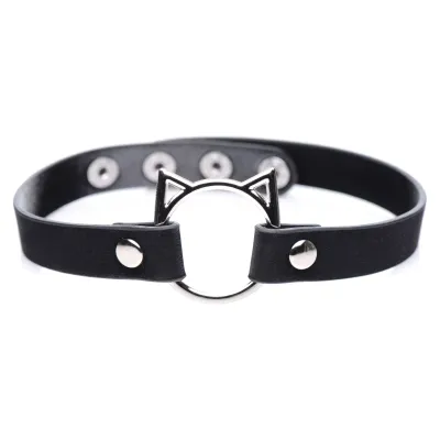 Master Series Kinky Kitty Choker Collar - Black