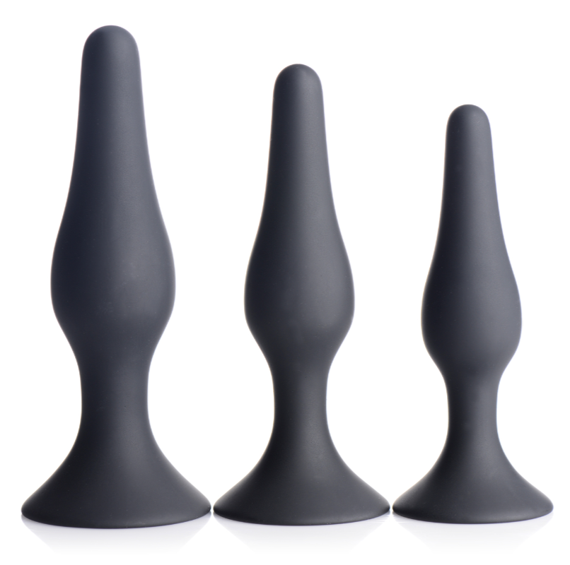 Master Series Triple Tapered Silicone Anal Trainer 3 Pack
