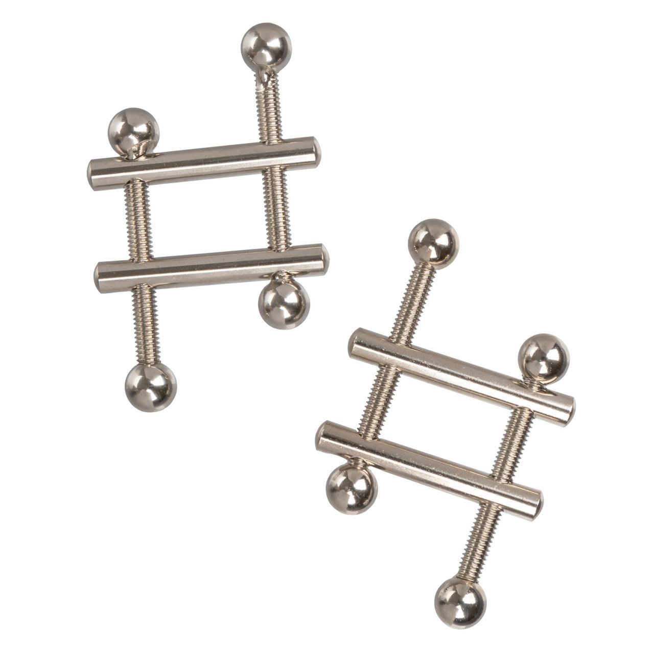 Nipple Grips Vices Clamps - Silver