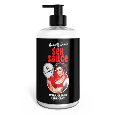 Naughty Jane&#39;s Sex Sauce Extra Creamy Lubricant - 16 oz