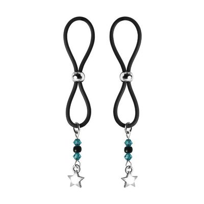Bijoux de Nip Nipple Halos - Star Charm - Turquoise
