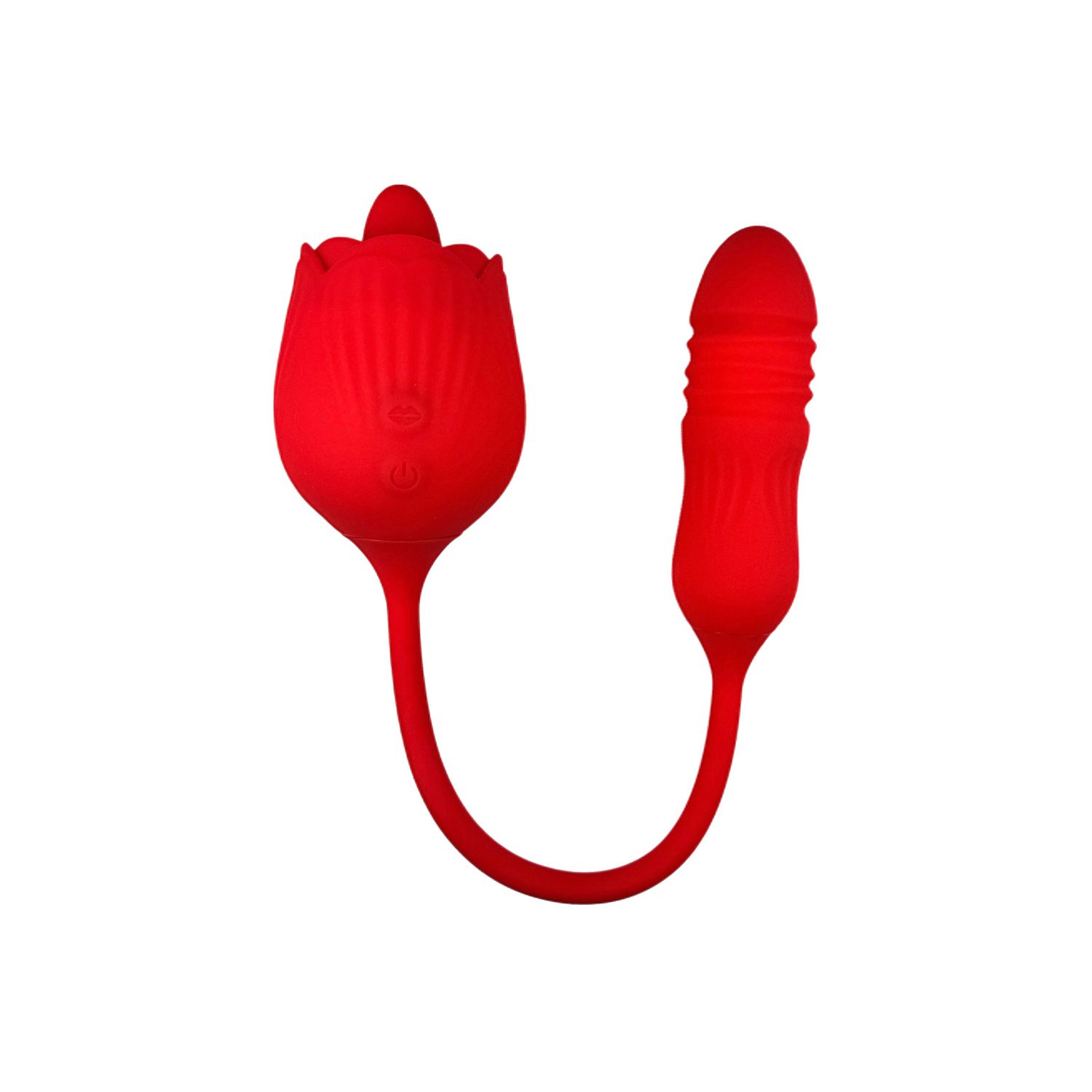 Wild Rose Rechargeable Licking  Tongue  &amp; Thrusting Egg