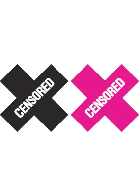 Peekaboos Censored Pasties 2 Pack