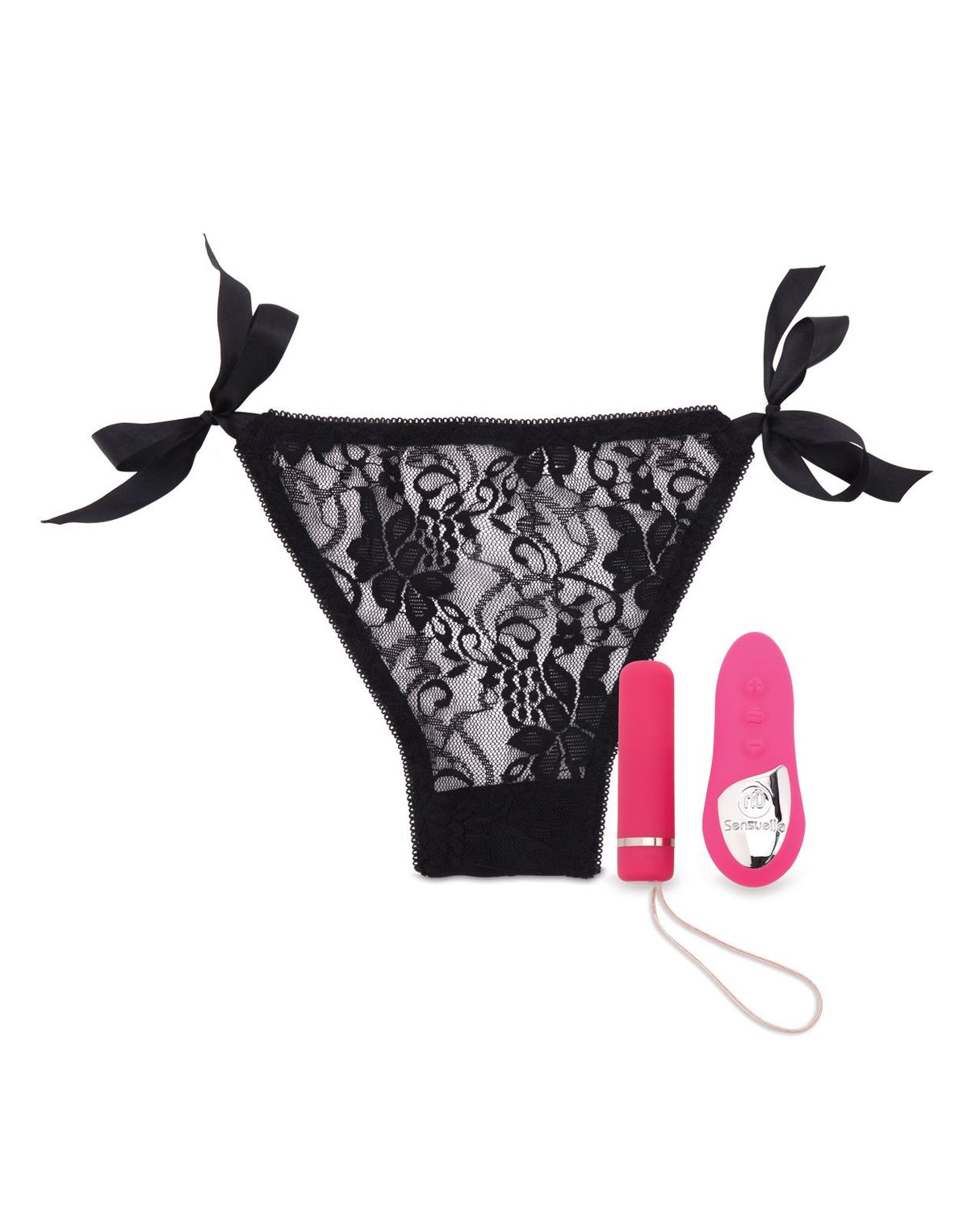 Nu Sensuelle Pleasure Panty Rechargeable Remote Control 15 Function Bullet - Pink
