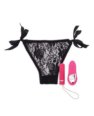 Nu Sensuelle Pleasure Panty Rechargeable Remote Control 15 Function Bullet - Pink