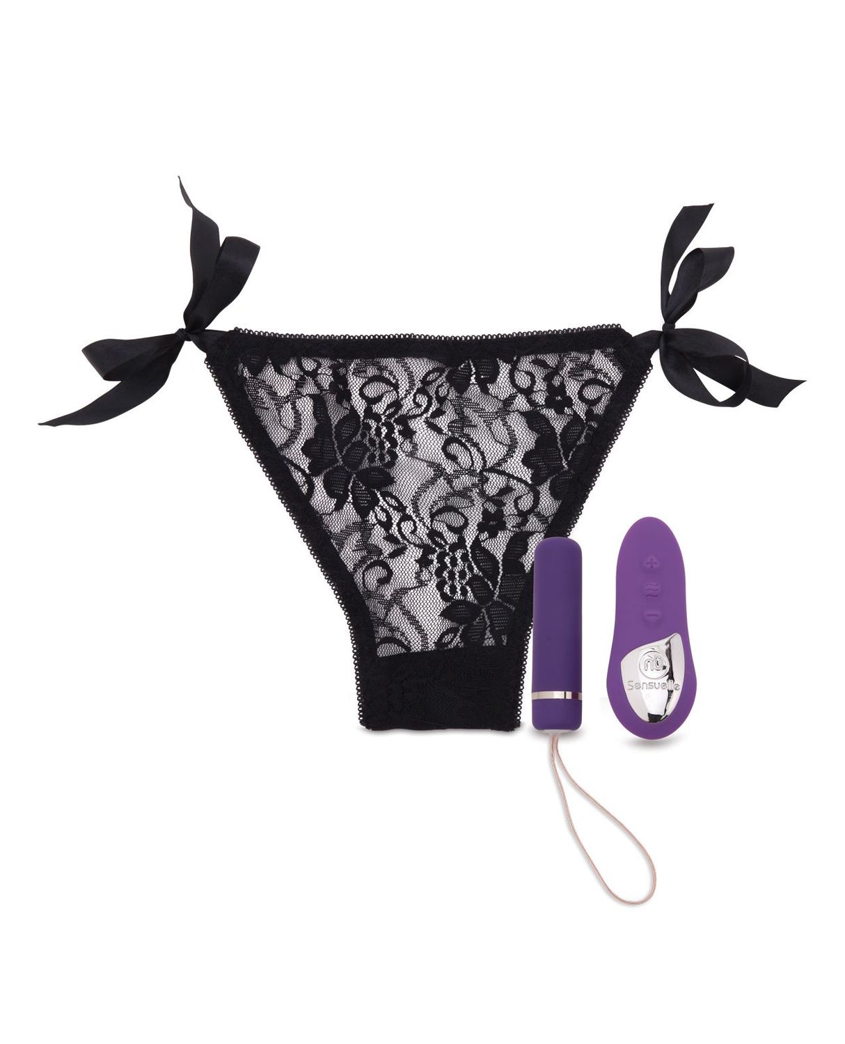 Nu Sensuelle Pleasure Panty Rechargeable Remote Control 15 Function Bullet -Purple