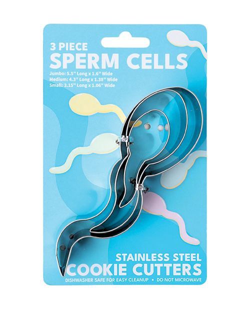 Cookie Cutter Sperm Set - 3 pc