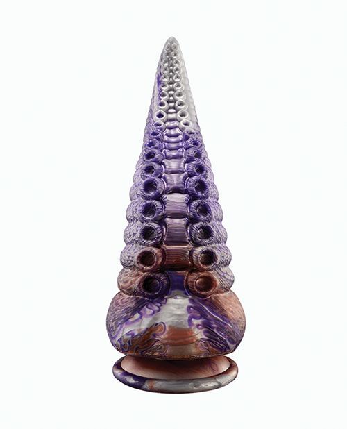 Tyrian Tentacle Suction Cup Dildo - Multi Color