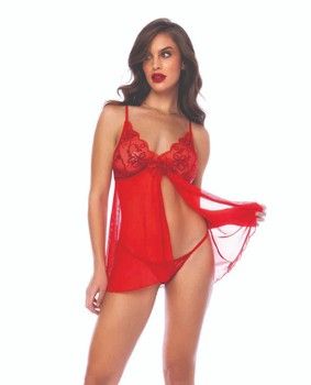 Mapale Sequin Embellished Babydoll Mapale Sequin Embellished Babydoll