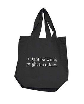 Nobu Reusable Tote - Might Be Wine, Might Be Dildos