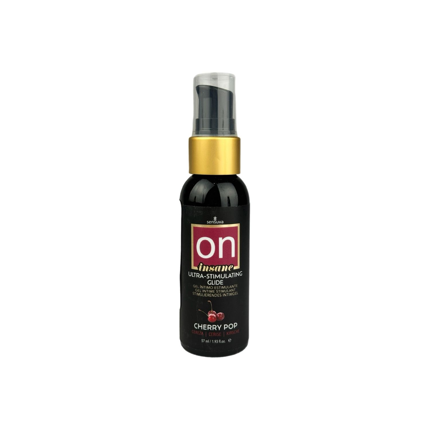 Sensuva On Insane Stimulating Flavored Lubricant - Cherry Pop 1.93 oz.